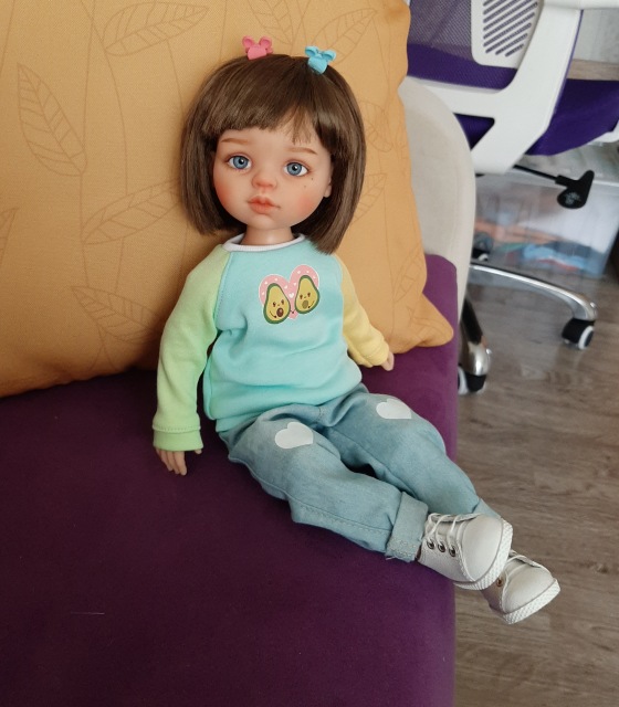 Мягкие девочки ооак — ООАК Paola Reina (Паола Рейна) и испанских кукол: перерисовка (фото 9)