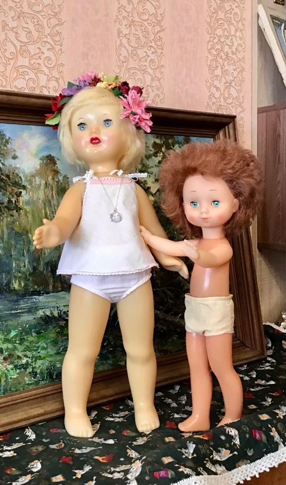 Белокожая красотка Маня советской эпохи . Моя поздняя кукольная любовь