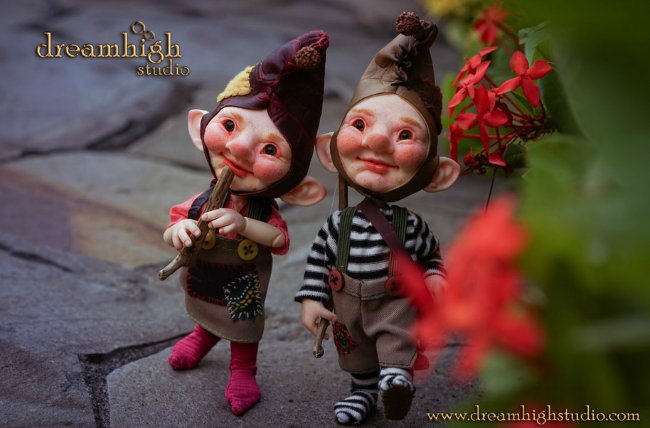Эльфы-близнецы от DreamHighStudio (фото 2)
