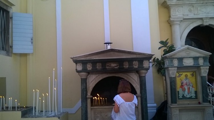 Посещение храма Спиридона Тримифунтского