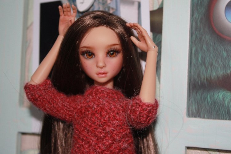 Как Миленка меняла парики и глазки