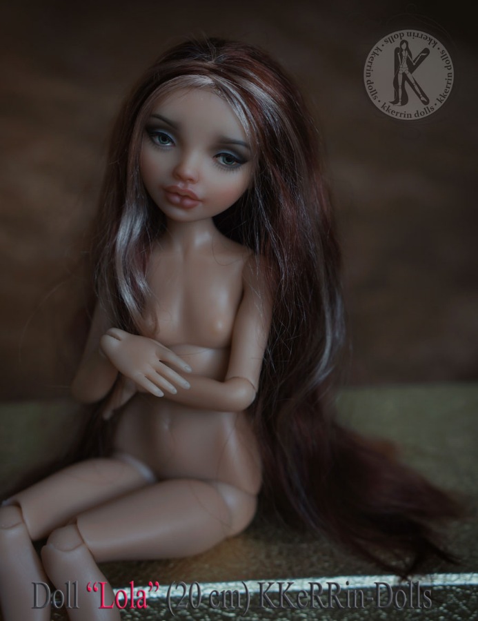 Шарнирная авторская кукла "Лола" (20см), от KKeRRin-Dolls (фото 10)