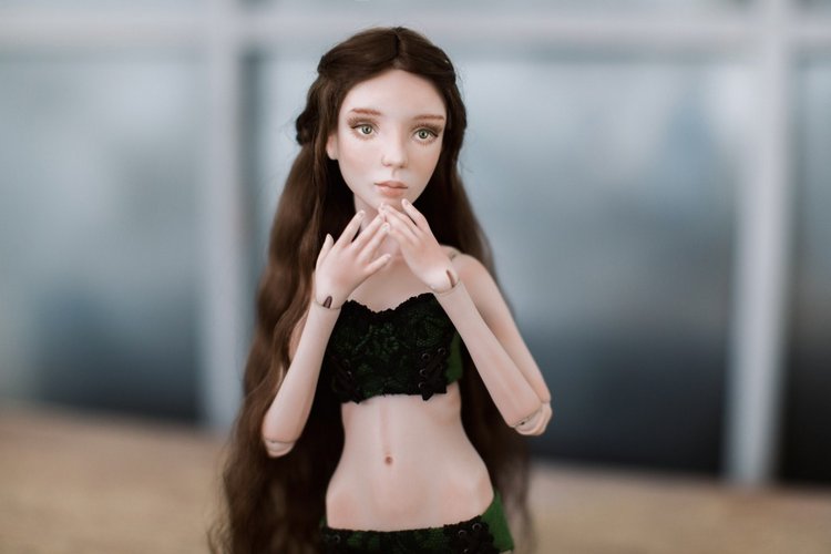 Мои фарфоровые девушки для Салона Кукол (фото 10)