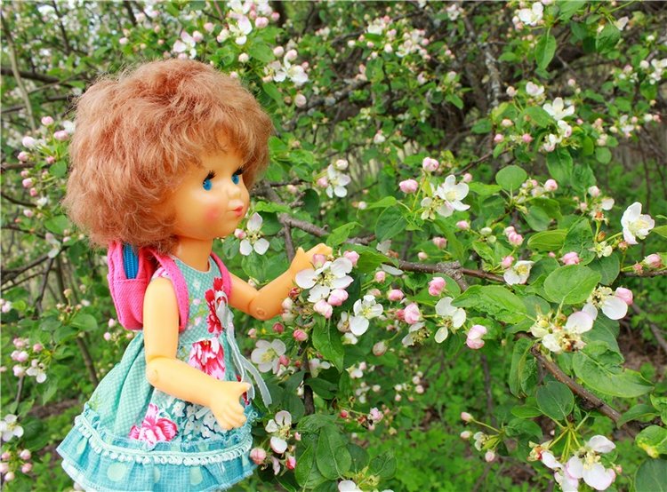 Женя-путешественница — Советские винтажные куклы (СССР): Ленигрушка