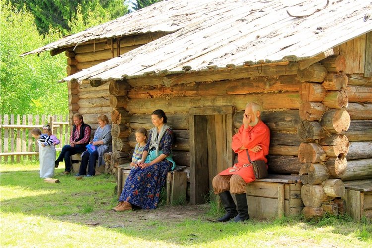 "Троицкие гуляния" в Василёво, 2018 год, продолжение. Архитектурно-этнографический музей под открытым небом. Василёво (фото