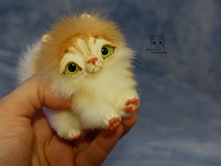 Щенок Хаски, миниатюра. Рыжий окрас