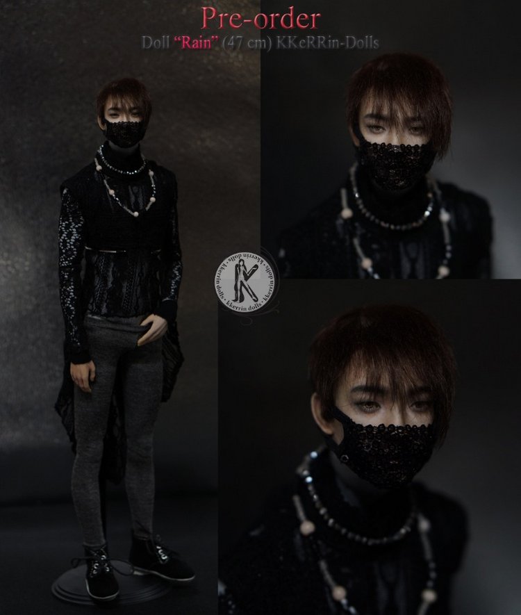 Авторская шарнирная кукла «Рейн», 47 см (фото 9)