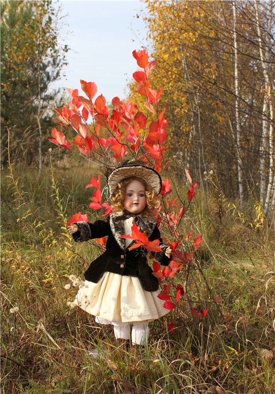Кейт - Девочка Осень — Антикварные куклы Armand Marseille (AM): молд 390
