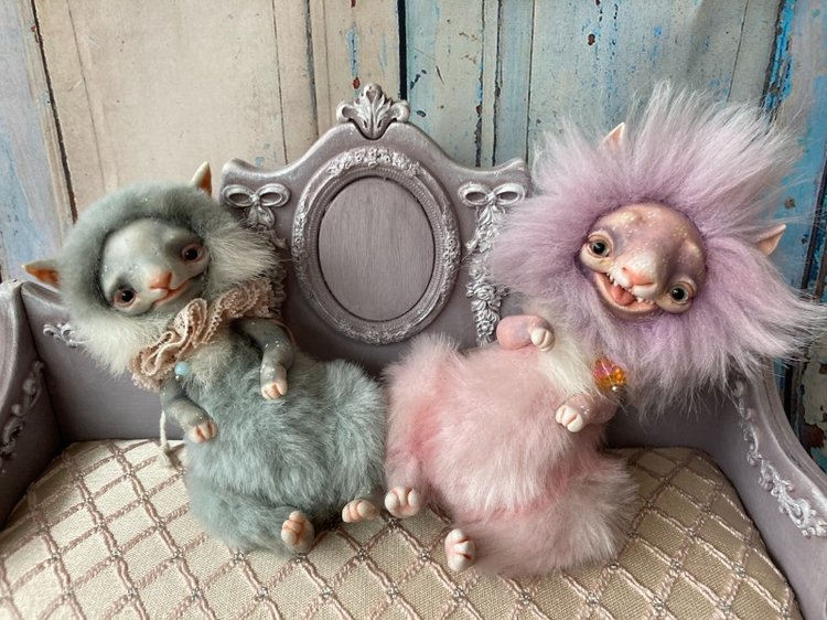 Невероятные зверики Ани Дьяконовой Bake Neko (фото 9)