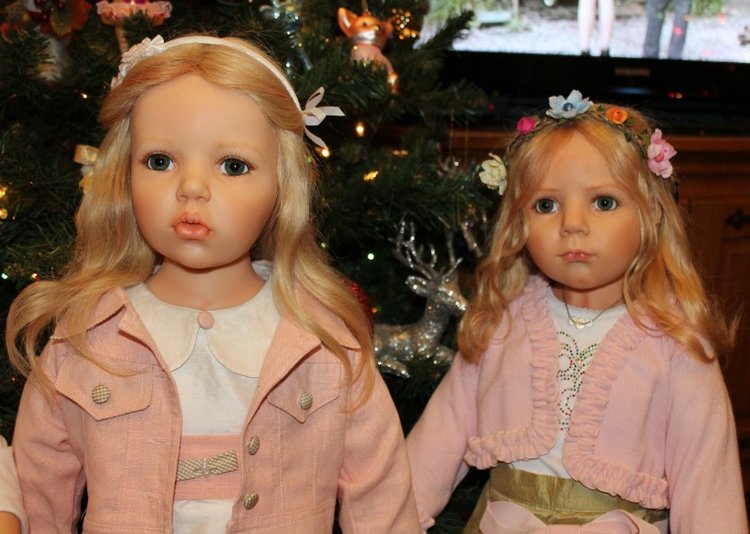 Новогодняя елка с моими куклами от Hildegard Gunzel (фото 10)