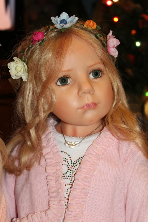 Новогодняя елка с моими куклами от Hildegard Gunzel