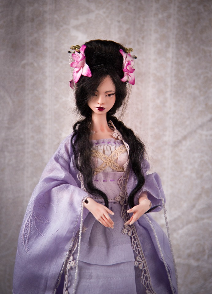 Лянфэн. Фарфоровая шарнирная кукла от Skvorkadolls (фото 5)