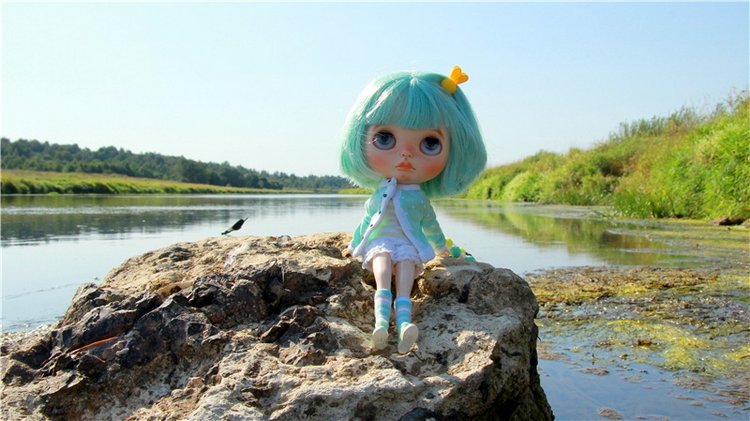 Инопланетянка Нийя. Custom Blythe Doll UFO Go Go Takara