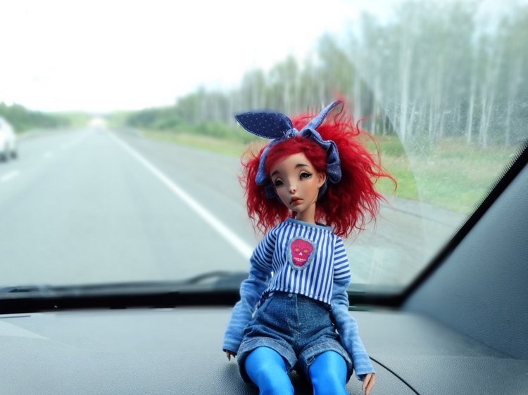 Каменный остров. Поездка с БЖД куколкой от Лиликэт