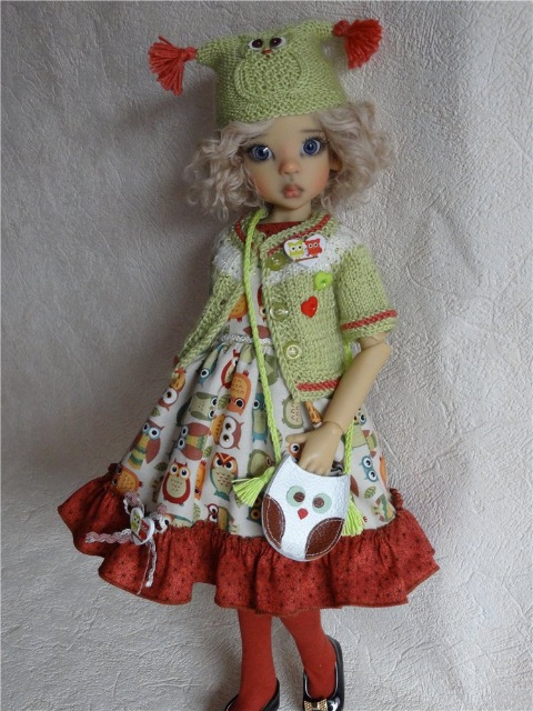 Еще немножко "рукотворчества" для каешек. Лайла-Совенок