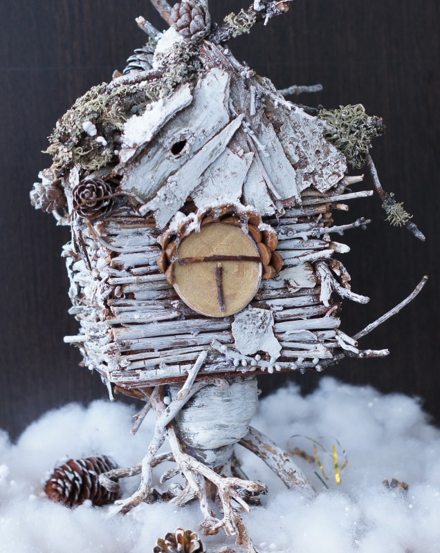 Избушка на курьих ножках — Авторские игрушки из разных материалов: синельная проволока