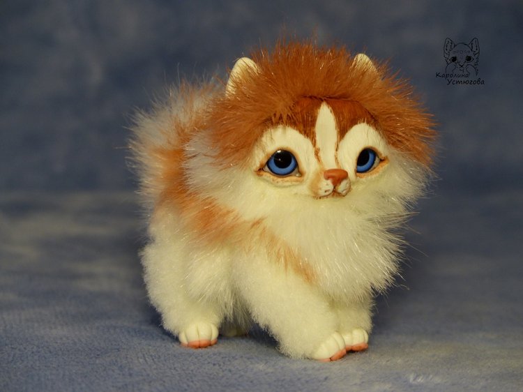 Щенок Хаски, миниатюра. Медный Окрас