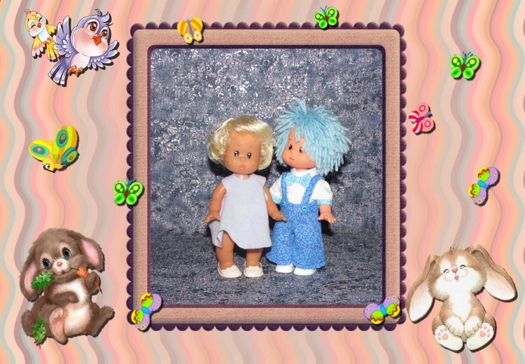 Моя новая девочка Ева и её друзья (куколки ГДР Werk Schalkau-косолапки) (фото 9)