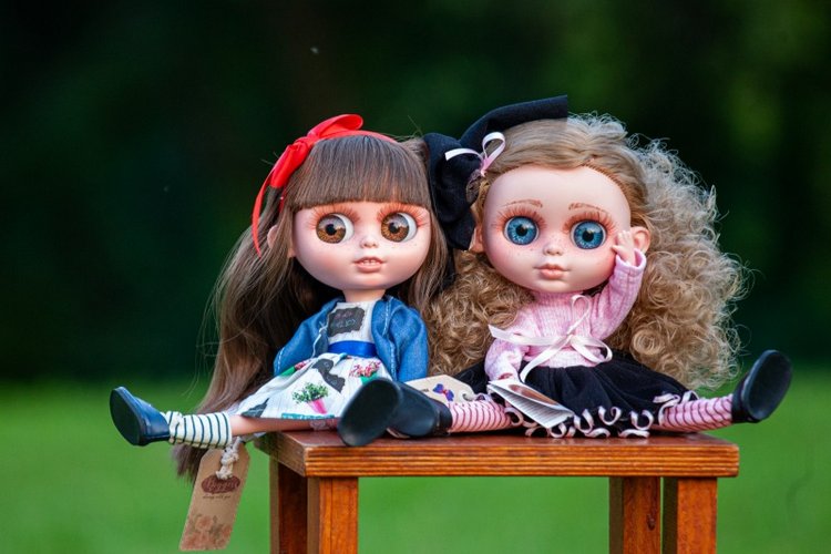 В гостях у STEPHA dolls! Biggers, Миниамигес, Вестида де Азул