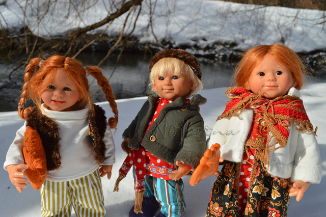 Зима не спешит уходить... Вихтели Rosemarie Anna Muller