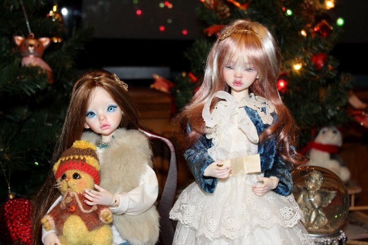 Праздничная история с моими девочками BJD