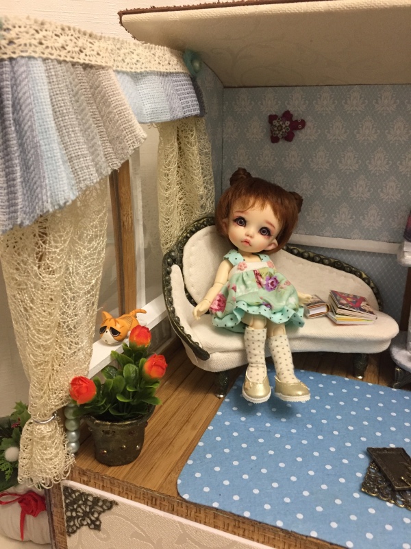 Дом швеи-вязальщицы — Румбоксы и кукольные интерьеры: фото