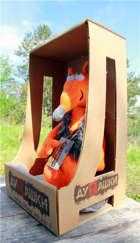 Хитрый Лис. Мягкая игрушка Хитрый Лис & Valenki, фирма MaxiToys (фото 4)