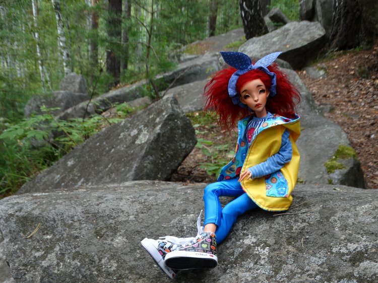 Каменный остров. Поездка с БЖД куколкой от Лиликэт