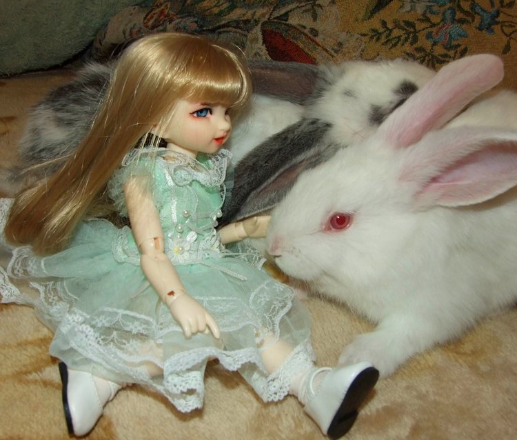 История Алиски 2 - Пасхальная, с белыми кроликами) | Бэйбики История Алиски 2 - Пасхальная, с белыми кроликами)