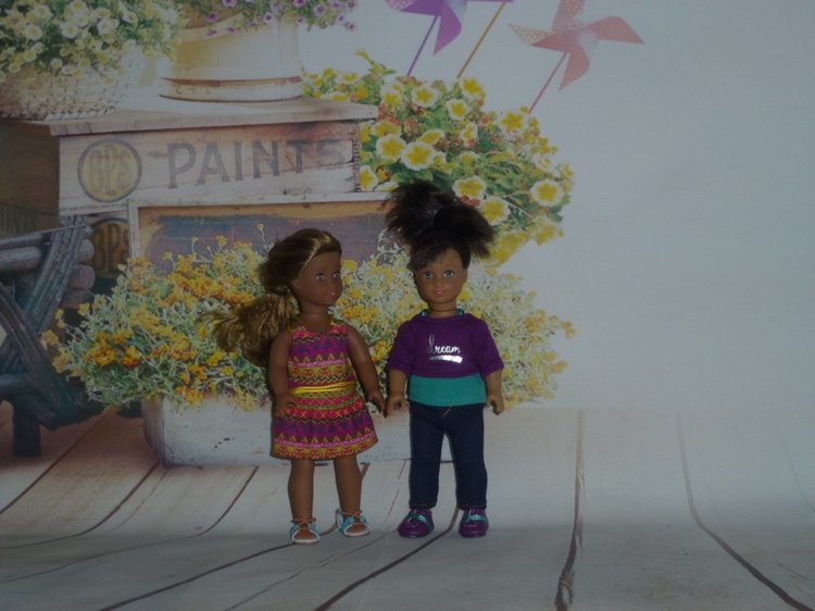 Моя прелестная куколка Лея от American Girl mini (фото 3)