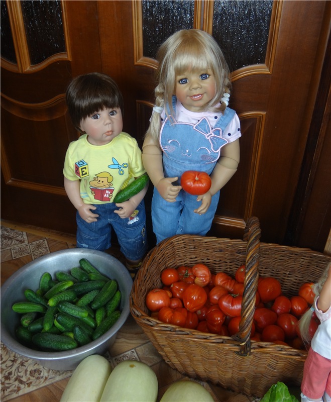 Как мы делали лечо или куклы на кухне