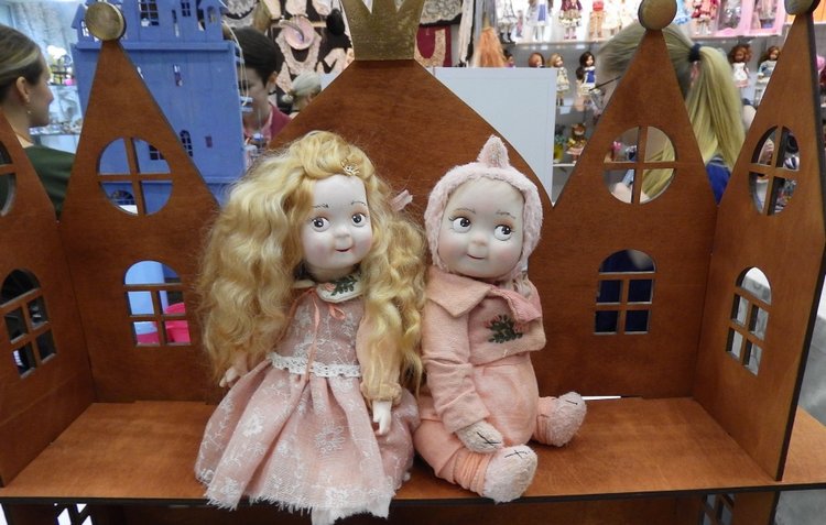 XV Международный осенний салон авторских кукол на Тишинке с 4 по 6 октября 2019 года в Москве - часть 3