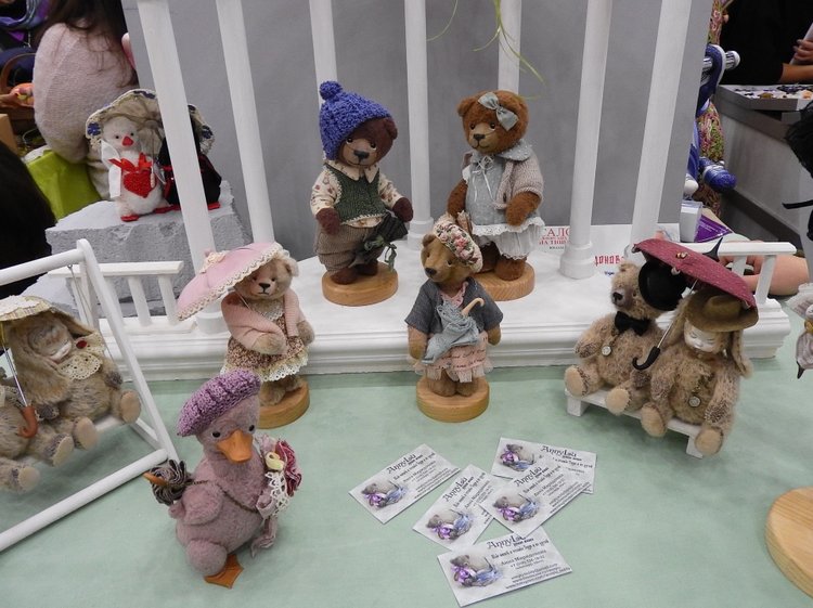 XV Международный осенний салон авторских кукол на Тишинке с 4 по 6 октября 2019 года в Москве - часть 3