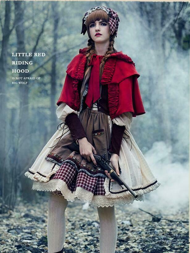 Костюм Красной Шапочки — Одежда и обувь для кукол своими руками: фото