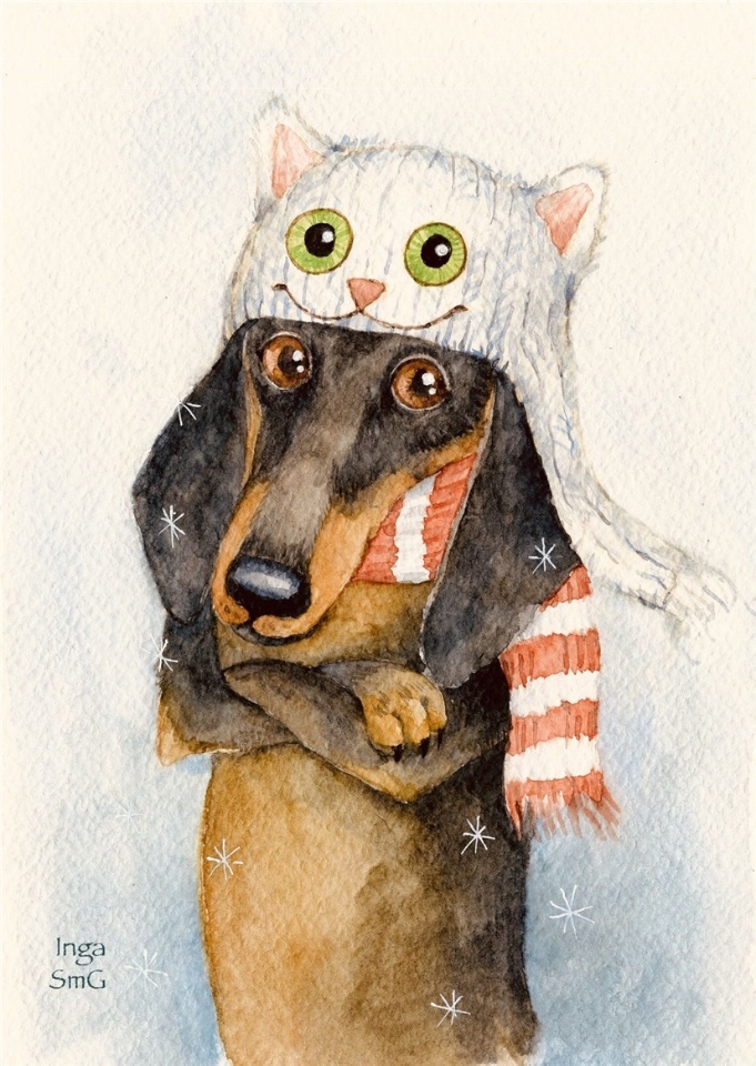 Предновогодние денёчки! Улыбнёмся вместе! Смешные таксы Инги smG (фото 2)