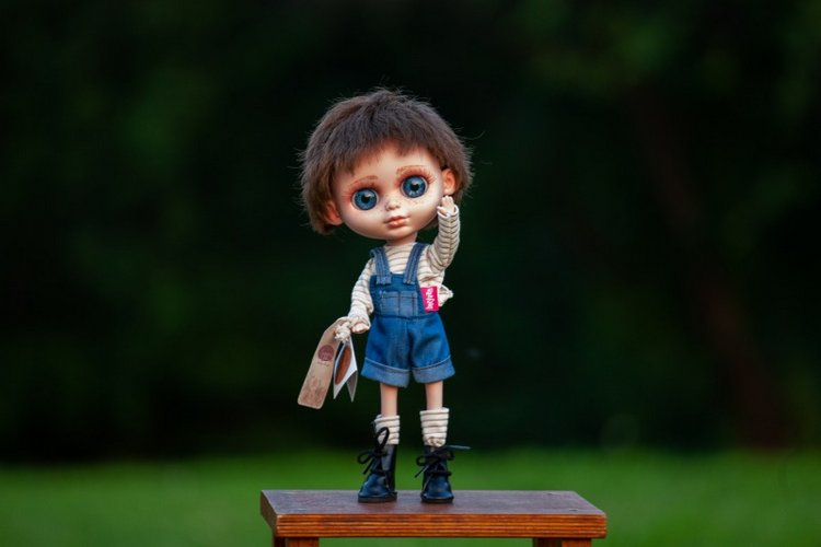 В гостях у STEPHA dolls! Biggers, Миниамигес, Вестида де Азул