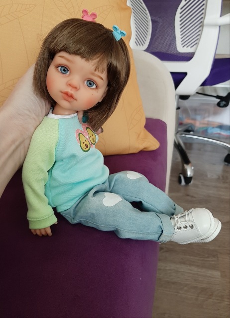 Мягкие девочки ооак — ООАК Paola Reina (Паола Рейна) и испанских кукол: перерисовка (фото 8)