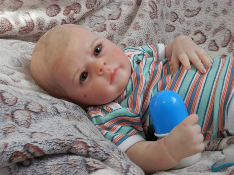 Мальчик Майчик .Кукла реборн Шутовой Анны (фото 9)