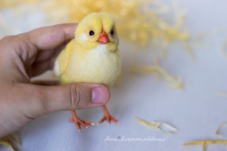 Солнышки — Валяные игрушки из шерсти: сухое валяние