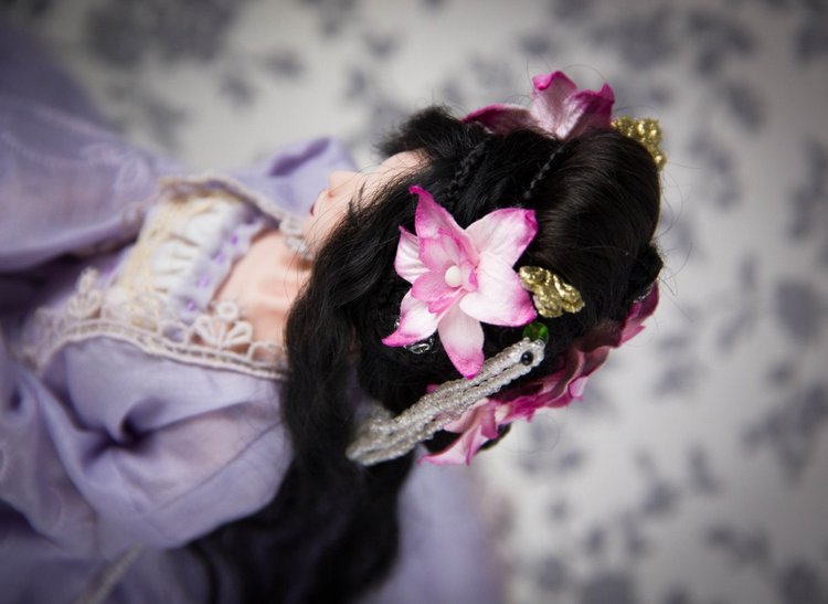 Лянфэн. Фарфоровая шарнирная кукла от Skvorkadolls (фото 3)