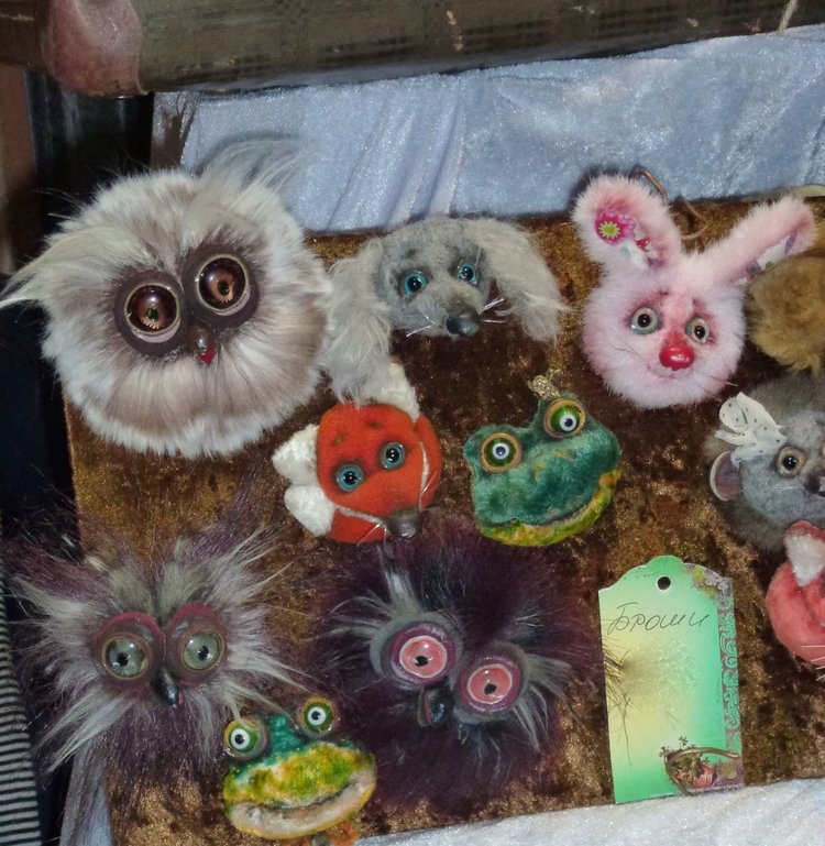 X Юбилейная выставка - Искусство Куклы (Гостиный Двор - 2019) - ЁЖИКИ и СОВУШКИ