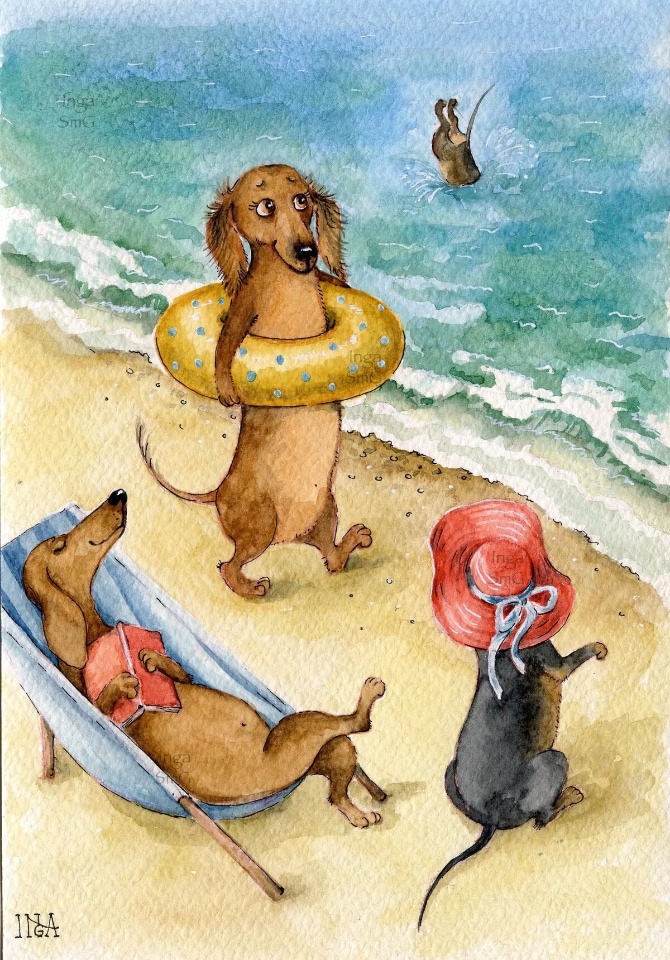 Предновогодние денёчки! Улыбнёмся вместе! Смешные таксы Инги smG