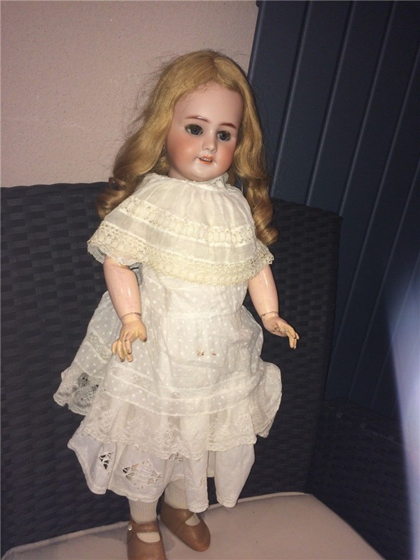 Элли. DEP JUMEAU head 10 — Антикварные куклы Jumeau (Жюмо): Tete Jumeau (фото 6)