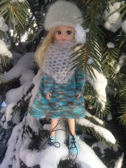 Снежная фотосессия с Licca, Takara (фото 2)