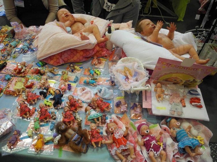 Выставка кукол и мишек в Мюнстере, Германия 28.04.2018-29.04.2018 год Часть первая