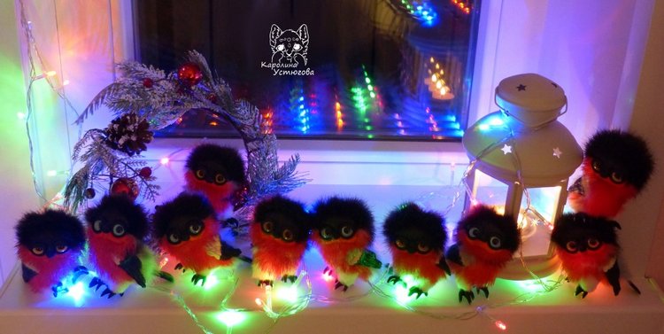 Снегири и новогоднее настроение