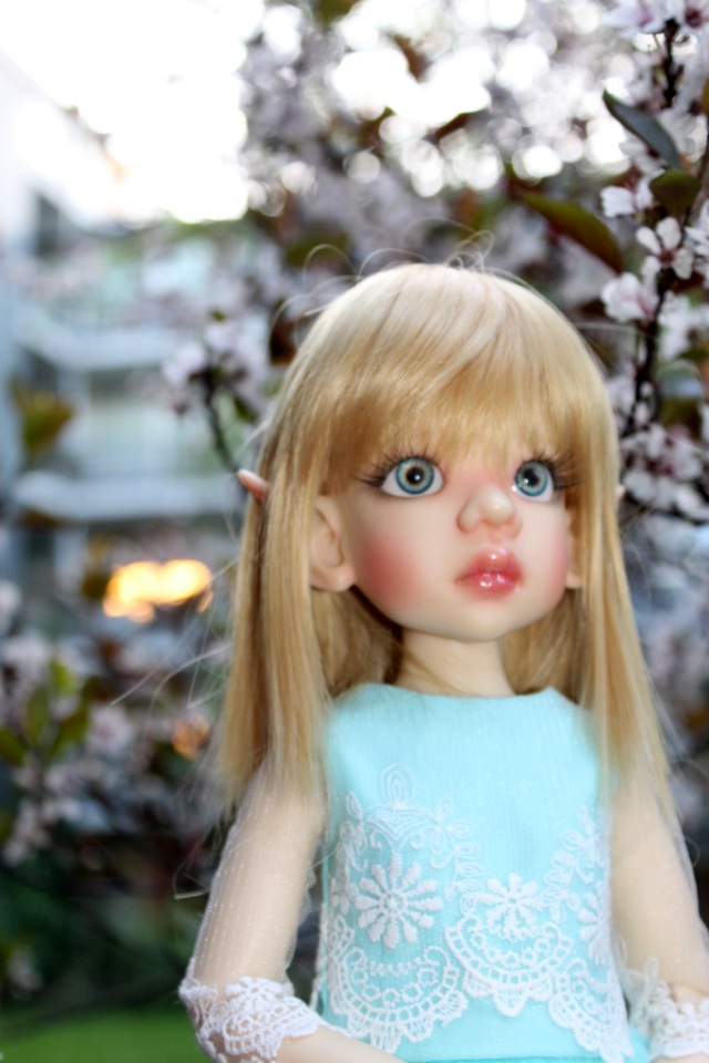 Талисса в весеннем саду — Куклы Kaye Wiggs (Кайе Виггс): авторские BJD (БЖД)