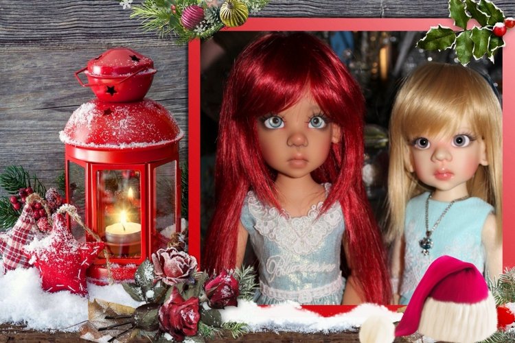 Поздравления С Рождеством и Наступающим Новым годом от Мисси и Талиссы