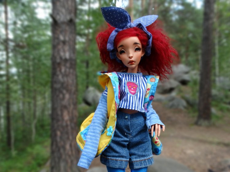 Каменный остров. Поездка с БЖД куколкой от Лиликэт