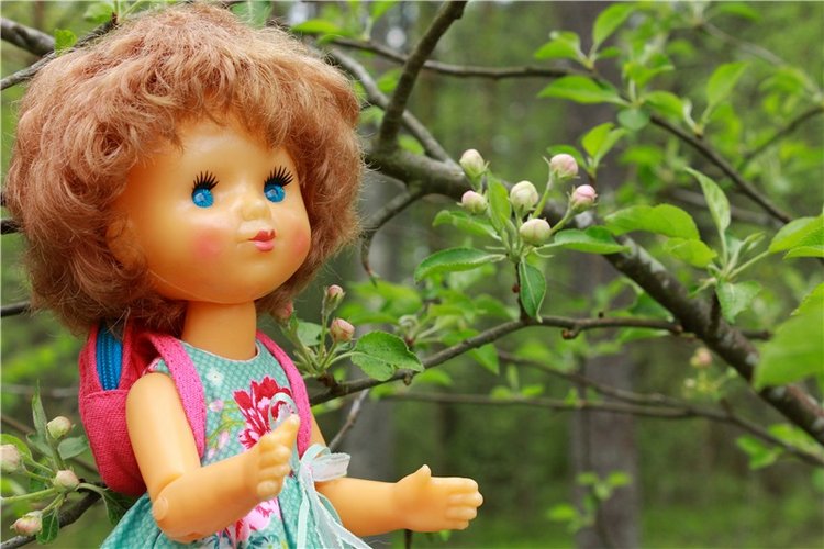 Женя-путешественница — Советские винтажные куклы (СССР): Ленигрушка (фото 8)